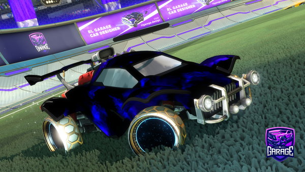 A Rocket League car design from WantedTWoctane
