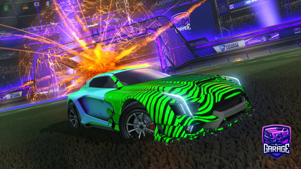 A Rocket League car design from OmegaSpoons