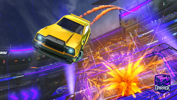 A Rocket League car design from JeRe8273