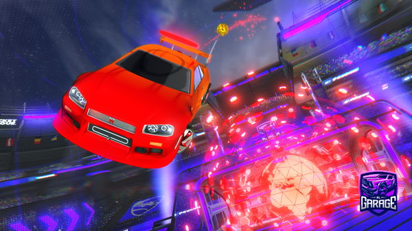 A Rocket League car design from TheNaughtyPigeon