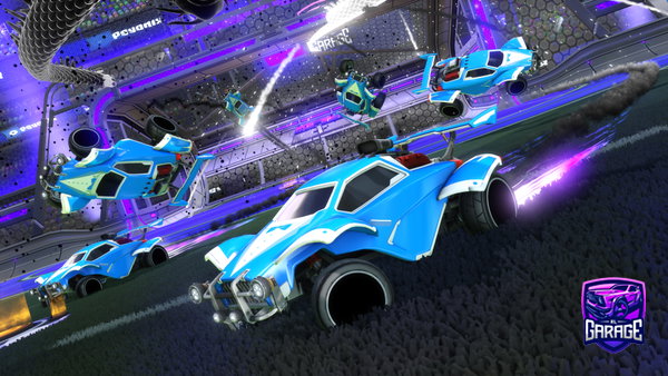 A Rocket League car design from trolex22