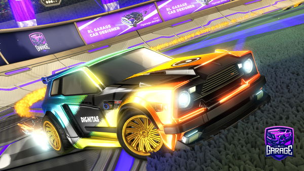 A Rocket League car design from Lightning17