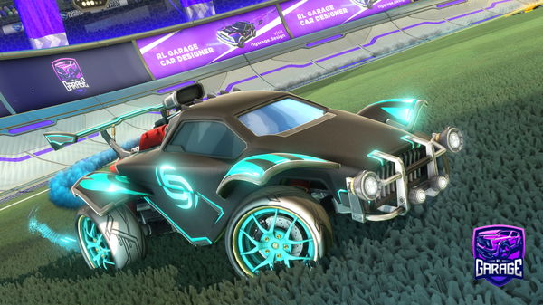 A Rocket League car design from neksordir
