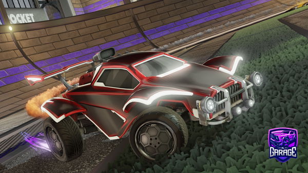 A Rocket League car design from tikoo