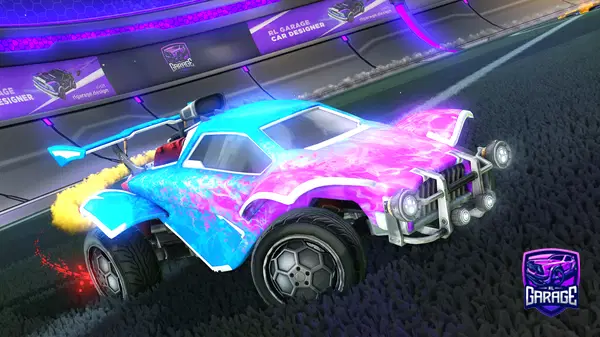 A Rocket League car design from CarMaker69