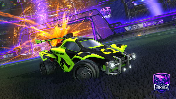 A Rocket League car design from Wombastick