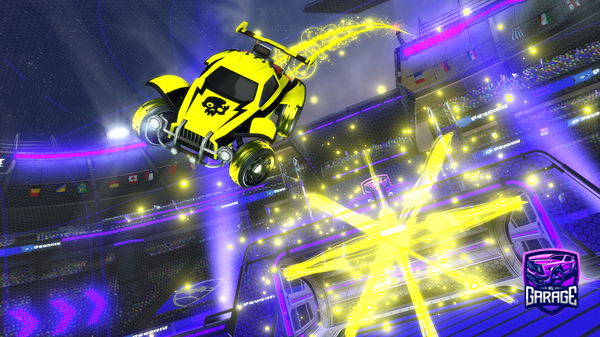 A Rocket League car design from boooooooiii