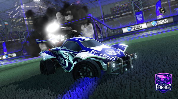 A Rocket League car design from Helium3121