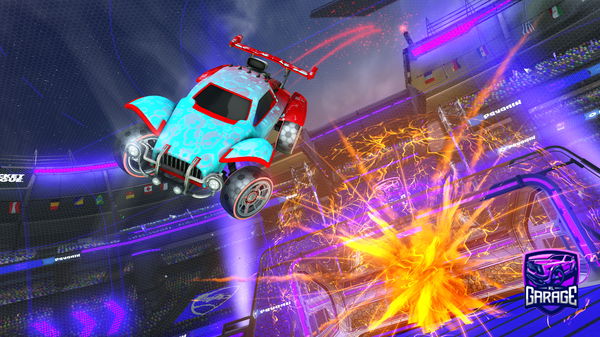 A Rocket League car design from depachri104