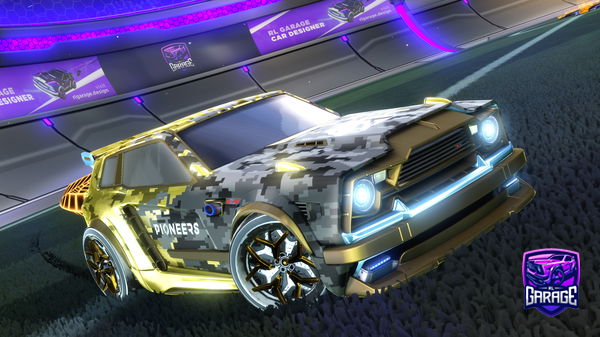 A Rocket League car design from ThePotatoDoge