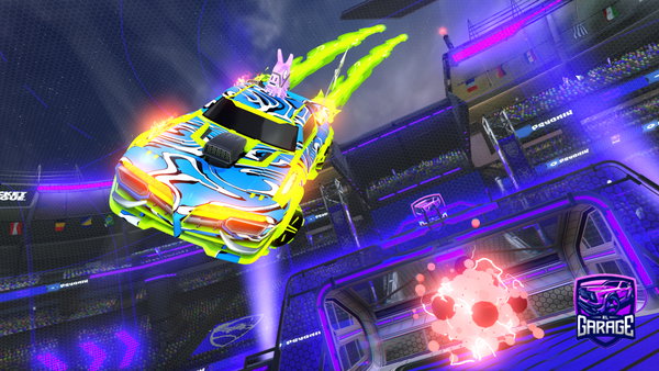 A Rocket League car design from gg202