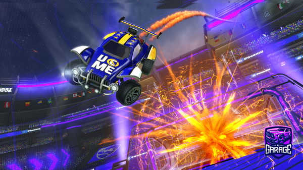 A Rocket League car design from JonnienMorri