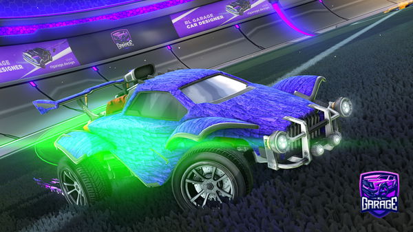 A Rocket League car design from AzraelVLT