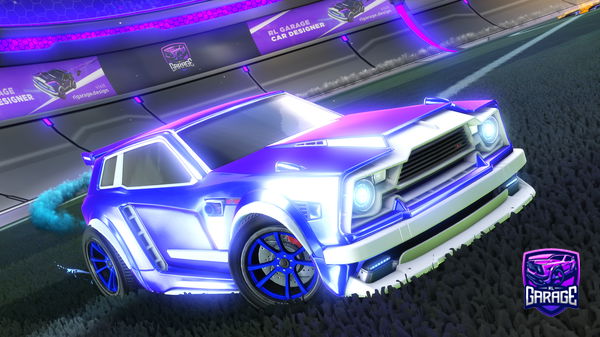 A Rocket League car design from whitewarrior11