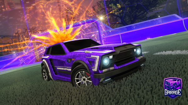 A Rocket League car design from phywithay