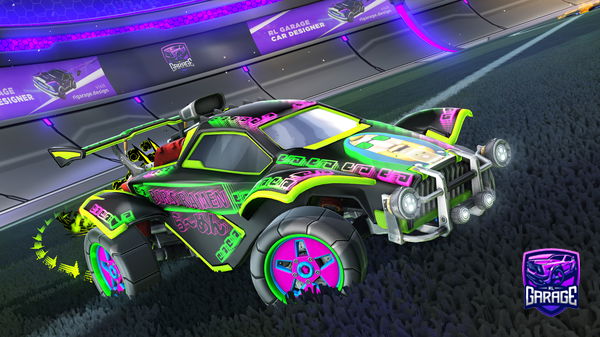 A Rocket League car design from knightyknightly