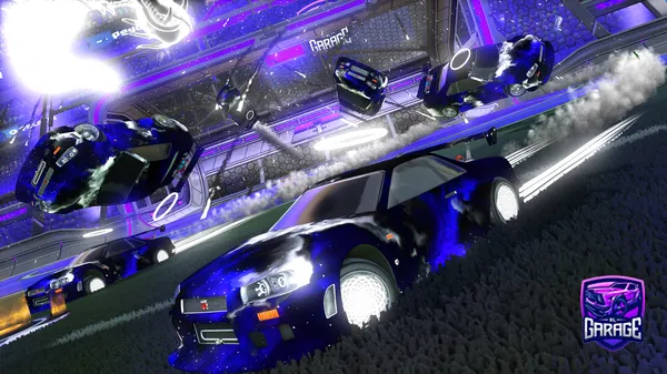A Rocket League car design from Blueberries