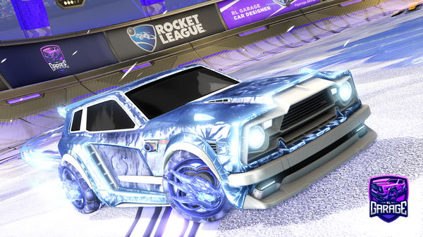 A Rocket League car design from Kirby_is_best