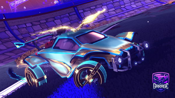 A Rocket League car design from abspielen