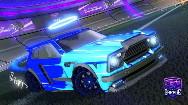 A Rocket League car design from ASD-AntisociaL7