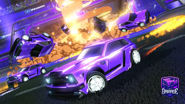A Rocket League car design from Zine_games94