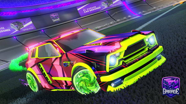 A Rocket League car design from radiantemu66