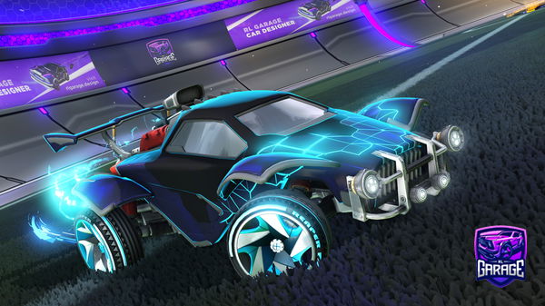 A Rocket League car design from thelux120