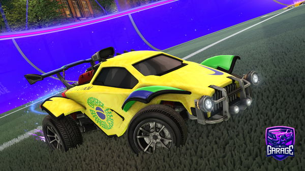 A Rocket League car design from luquetadeus
