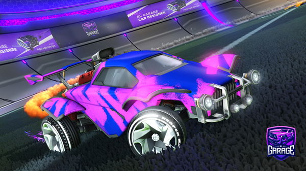 A Rocket League car design from papichulo127