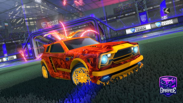 A Rocket League car design from Sprix