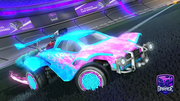 A Rocket League car design from nammcl