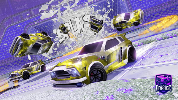 A Rocket League car design from GlizzyBoy1102