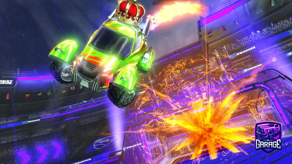 A Rocket League car design from Worm2020