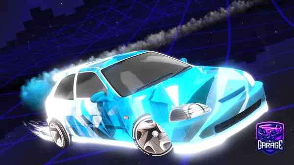 A Rocket League car design from Sughino