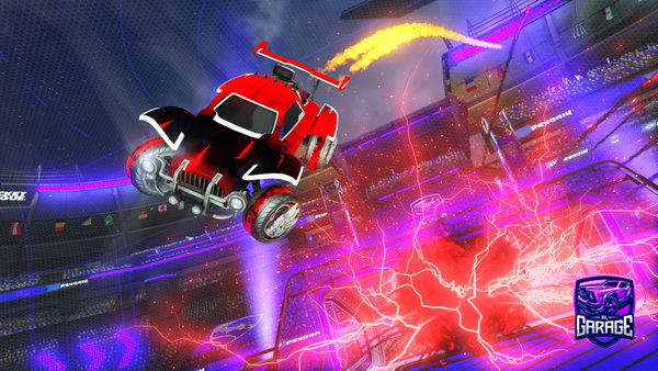 A Rocket League car design from Cdv_Germ