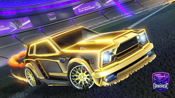 A Rocket League car design from Psych1cN1nja