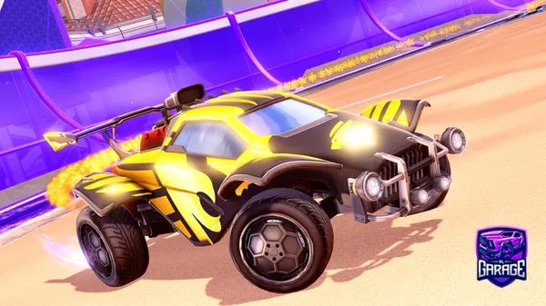 A Rocket League car design from Crayonzs