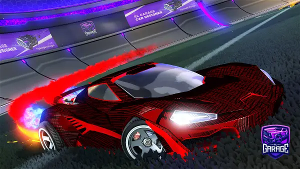 A Rocket League car design from TigerFlame345