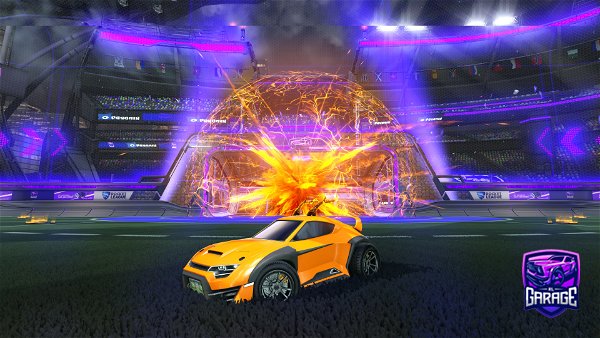 A Rocket League car design from AirDrbble