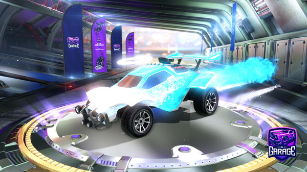 A Rocket League car design from leyuki