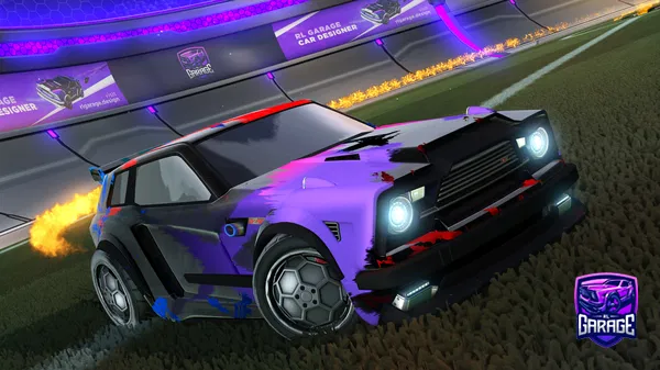 A Rocket League car design from Outburst