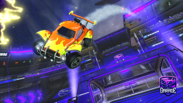 A Rocket League car design from CharG0ld_YT