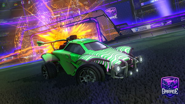 A Rocket League car design from ObliteroiD