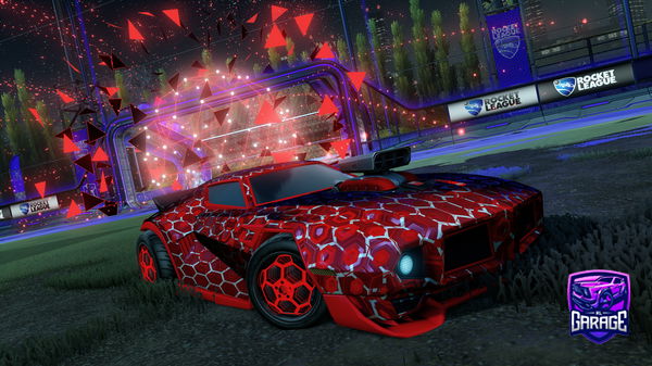 A Rocket League car design from DJ_EM3RALD