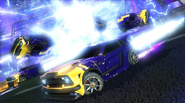 A Rocket League car design from ms1023