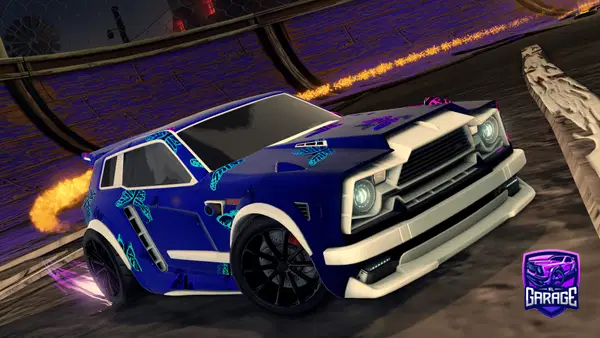 A Rocket League car design from CloudVibes1