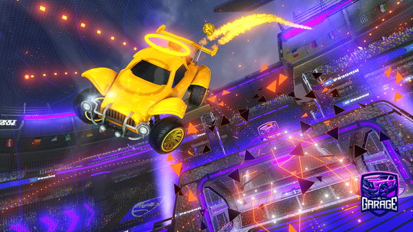 A Rocket League car design from wanted_disc289