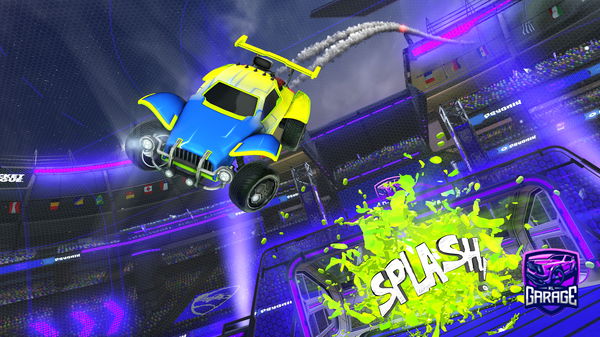 A Rocket League car design from Yeetr26