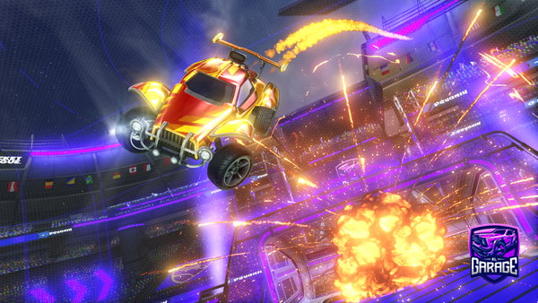 A Rocket League car design from Holister