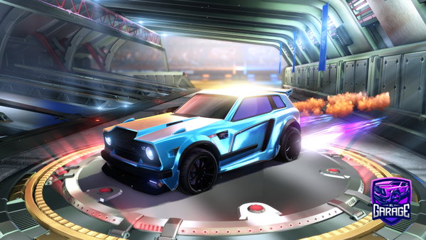 A Rocket League car design from Hauntingsig